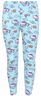 Turkusowe, dziewczęce legginsy z długą nogawką HELLO KITTY 3 lata 98 cm - Legginsy Turkusowe, dziewczęce legginsy z długą nogawką HELLO KITTY 3 lata 98 cm - Legginsy - miniaturka - grafika 1