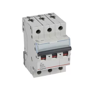 LEGRAND nadprądowy Legrand S 303 B 20 3P 20 A 6 kA - Bezpieczniki elektryczne - miniaturka - grafika 1
