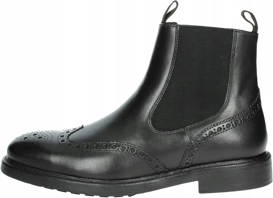 Geox Sztyblety Męskie Skórzane Czarne Wsuwane 39 Jje