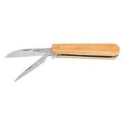 Nożyce i noże - Nóż monterski sierpak, drewniane okładki NEO - miniaturka - grafika 1