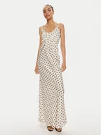 Sukienki - ViCOLO Sukienka letnia TB0444 Beżowy Regular Fit - miniaturka - grafika 1