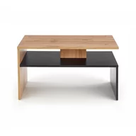 Ławy i stoliki kawowe - Ława Stolik Kawowy Dąb Wotan Czarny Halmar Sigma - miniaturka - grafika 1