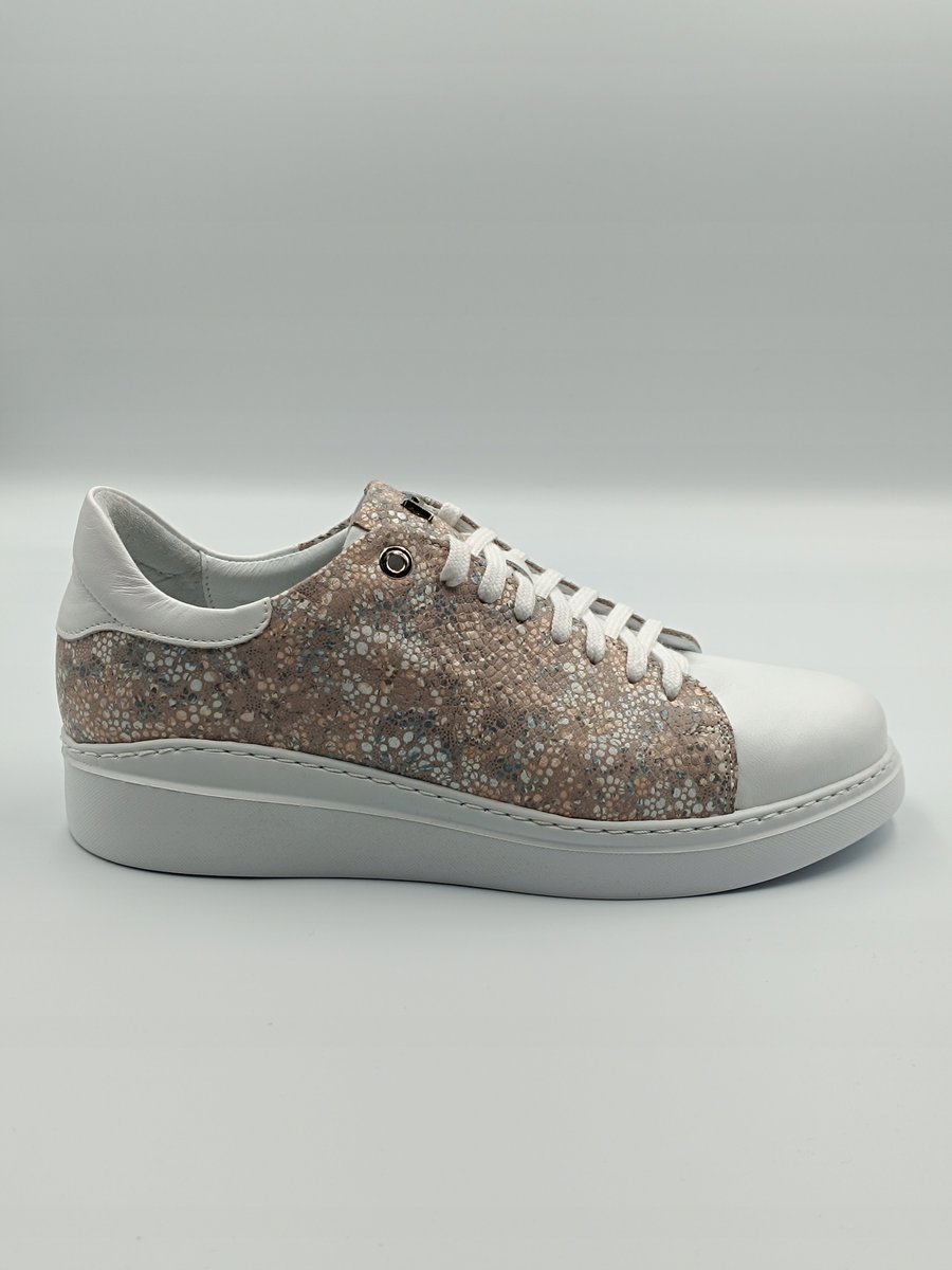 Sneakersy damskie skórzane unikalny wzór polska marka PULSO r. 38