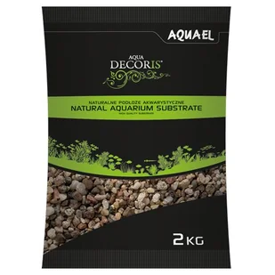 Aquael Żwir Naturalny Wielobarwny 3-5mm 2kg - Podłoże do akwarium - miniaturka - grafika 2