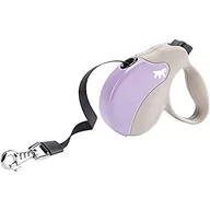 Smycze dla psów - Ferplast 75712019 Rollleine Amigo Mit Wechselcover Small, Tape, Beige-Violett - miniaturka - grafika 1