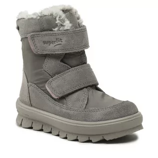 Buty dla dziewczynek - Śniegowce Superfit GORE-TEX 1-000218-2000 M Grey/Pink - grafika 1