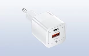 Ładowarka sieciowa Toocki USB + USB-C, 33W (czarna) - Ładowarki do telefonów - miniaturka - grafika 4