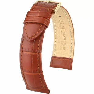 Hirsch Jasnobrązowy pasek skórzany 14 mm Duke 01028070-1-16 L) RATY 0% | GRATIS - Akcesoria do zegarków - miniaturka - grafika 1