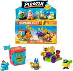PIRATIX Golden Treasure Piraci Captain Pack Kapitan Bones - Figurki dla dzieci - miniaturka - grafika 1