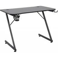 Biurka gamingowe - Biurko gamingowe DEFENDER Space Czarny - miniaturka - grafika 1