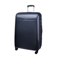 Walizki - Duża szara walizka z policarbonu - miniaturka - grafika 1