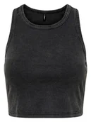 Koszulki i topy damskie - ONLY Top w kolorze czarnym - miniaturka - grafika 1