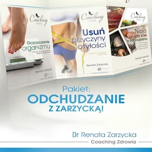 Pakiet: Odchudzanie z Zarzycką! Dr Renata Zarzycka - Audiobooki - poradniki Pakiet: Odchudzanie z Zarzycką! Dr Renata Zarzycka - Audiobooki - poradniki - miniaturka - grafika 1