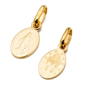 Wisiorki - Złoty medalik 585 Matka Boska - miniaturka - grafika 1