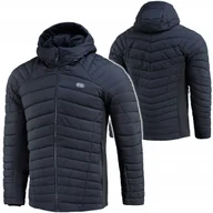 Kurtki męskie - Kurtka Zimowa Męska Puchowa z Kaputrem JARL M-TAC Ocieplenie G-Loft Dark Navy Blue L - miniaturka - grafika 1