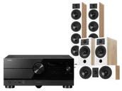 Kino domowe - Yamaha RX-A4A (czarny) + Diva 6 + 3 + 7 (dąb) - miniaturka - grafika 1