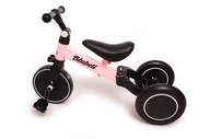 Rowerki trójkołowe - Rowerek Biegowy pchacz 3-kołowy 3w1 003 Różowy - miniaturka - grafika 1