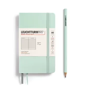 Notesy i bloczki - Notatnik Leuchtturm1917 Pocket A6, miękka oprawa, linie, Mint Green - miniaturka - grafika 1