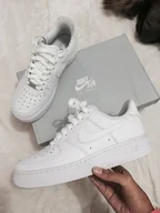 Buty sportowe męskie - Buty Nike Air Force 1 '07 Low Białe 43 - miniaturka - grafika 1