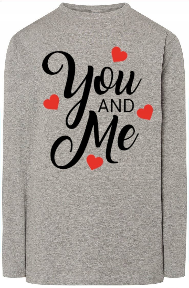 You And Me Longsleeve Walentynki Modny r.3XL