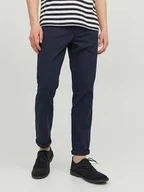 Spodnie męskie - Jack & Jones Spodnie chino "Marco" w kolorze granatowym - miniaturka - grafika 1