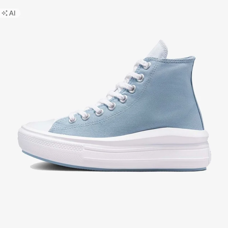 CONVERSE CTAS MOVE BŁĘKITNE TRAMPKI NA PLATFORMIE Z WYSOKĄ CHOLEWKĄ 39 1CGA