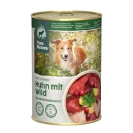 Mokra karma dla psów - Pure Nature Adult 6 x 400 g Kurczak z dziczyzną i wołowiną - miniaturka - grafika 1