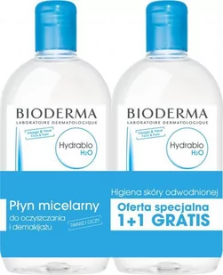 Bioderma HYDRABIO H2O Płyn micelarny 500ml + 500ml - Płyny micelarne - miniaturka - grafika 1