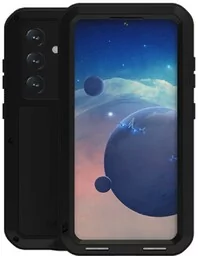 LOVE MEI Etui Pancerne + szkło Powerful do Galaxy S24, czarne - Etui i futerały do telefonów - miniaturka - grafika 1