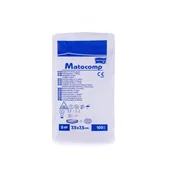 Apteczki i materiały opatrunkowe - MATOCOMP Kompresy z gazy 13-nit 8-warstw niejałowe 7,5x7,5cm-100szt. - miniaturka - grafika 1