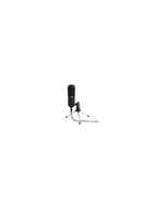 Akcesoria do komputerów stacjonarnych - DeLOCK USB condenser microphone with stand 24 bit / 192 kHz for PC and notebook - miniaturka - grafika 1