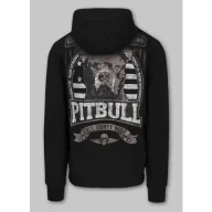 Bluzy sportowe męskie - Pit Bull Bluza Z Kapturem Męska TroubleMaker Black - miniaturka - grafika 1