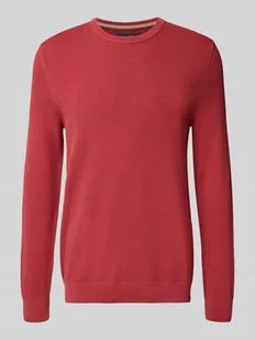 Sweter z dzianiny o kroju regular fit z czystej bawełny - Swetry męskie - miniaturka - grafika 1