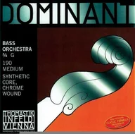 Akcesoria do instrumentów smyczkowych - Thomastik Einzelsaite für Kontrabass 3/4 Dominant - E-Saite Nylonkern, Chrom umsponnen, Orchesterstimmung, mittel 193 - miniaturka - grafika 1