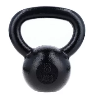 8 kg Kettlebell żeliwny kula kettle hantle Ba-kcz - Kettlebell - miniaturka - grafika 1