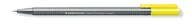 Cienkopisy - Staedtler, Cienkopis trójkątny triplus, żółty neon, 0.3 mm - miniaturka - grafika 1