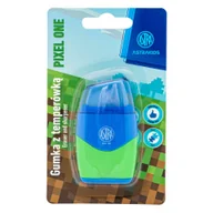 Temperówki - Astra Temperówka i gumka 2w1 Astrakids Pixel One - miniaturka - grafika 1
