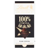 Czekolada - Lindt EXCELLENCE 100% Cocoa 50g - miniaturka - grafika 1
