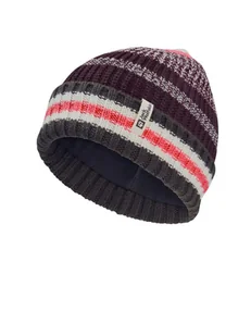 Jack Wolfskin Czapka beanie "Night Hiker" ze wzorem - Czapki damskie - miniaturka - grafika 1