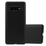 Etui i futerały do telefonów - Etui ochronne Cadorabo do Samsung Galaxy S10 PLUS w kolorze czarnym etui na telefon komórkowy silikonowe etui z TPU - miniaturka - grafika 1