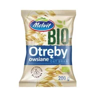 Płatki śniadaniowe i musli - MELVIT Otręby owsiane 200g bio - miniaturka - grafika 1