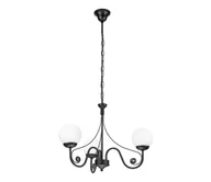 Lampy sufitowe - Brilagi - Żyrandol na łańcuchu COTTAGE 3xG9/40W/230V czarny/biały - miniaturka - grafika 1