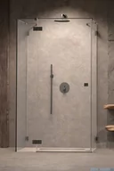 Kabiny prysznicowe - Radaway Essenza Pro Brushed GunMetal Kdj+S kabina 80x80x80cm lewa szczotkowany grafit 10097380-92-01L/10098080-01-01/10098080-01-01 - miniaturka - grafika 1