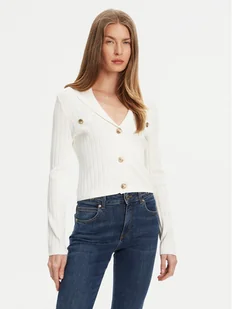 Guess Kardigan W5YR11 Z0130 Biały Regular Fit - Swetry damskie - miniaturka - grafika 1