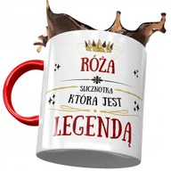 Kubki - Kubek Czerwony Dla Róży Żony Przyjaciółki Prezent z Nadrukiem ze Zdjęciem + Opakowanie na prezent (wzór 04) - miniaturka - grafika 1