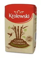 Cukier i słodziki - Cukier Królewski, cukier trzcinowy kryształ, 1 kg - miniaturka - grafika 1