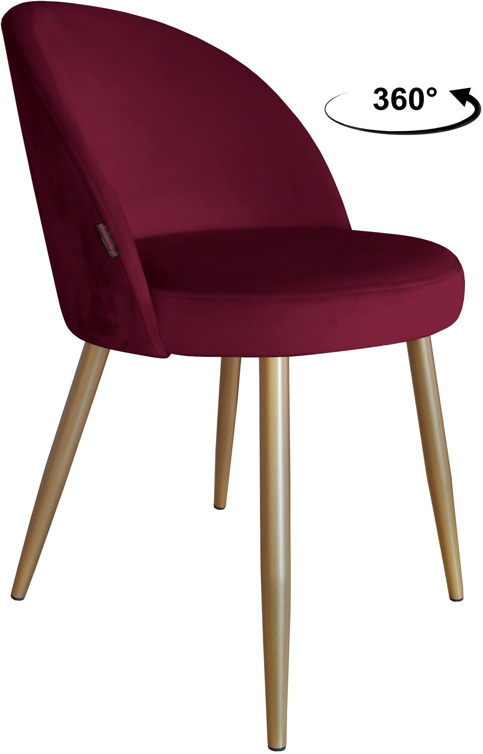 Krzesło obrotowe Trix podstawa złota MG02