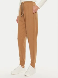 Boss Spodnie dresowe CP Stripe 50524759 Beżowy Regular Fit - Spodnie sportowe damskie - miniaturka - grafika 1