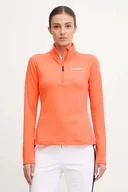 Bluzy damskie - Rossignol bluza funkcyjna BLACKSIDE damska kolor pomarańczowy gładka RLOWL01 - miniaturka - grafika 1