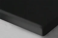 Prześcieradła - Prześcieradło satynowe z gumką 180x200 czarny-42 - miniaturka - grafika 1